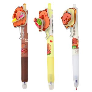 Gél toll Kapibara Forgó elemmel Kék tinta 14,5cm Mix