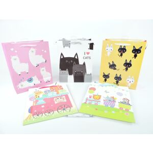 AST. AJÁNDÉK TÁSKA x 12 db. 26x32x12 cm ÁLLATOK