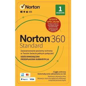 Norton 360 Standard HU 1 eszköz - 6 hónapos licenc 145310061 - Szoftver