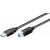 MicroConnect USB3.0 A-B 1m H-H Fekete 145310097