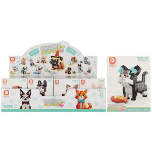 ÉPÍTŐKOCKA CUTE 10X13X6 MIX12 MC DISP 12/96 145310492 - Kreatív & Építő játék