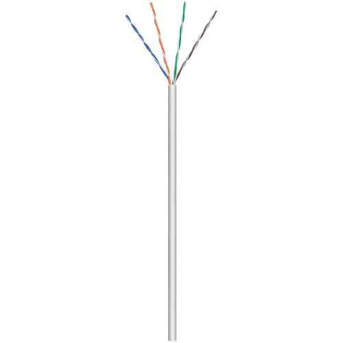 MicroConnect U/UTP Cat5e 100m Szürke PVC Solid AWG 24/1 CCA Befejezetlen rugalmas adat/forrasztásra alkalmas otthoni/beltéri használatra, dobozban csomagolva 145310549