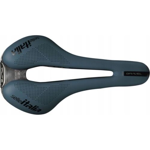 Selle Italia SELLE ITALIA FLITE BOOST GRAVEL TI316 nyereg, Superflow S (azonosító - S3), TI 316 sín, Fibra-Tek, Light Gel, 228g, Kék (ÚJ) 145310573