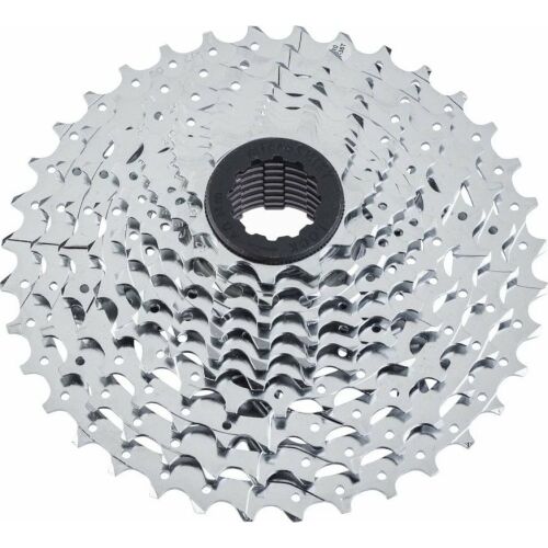 Microshift R10/XLE 10-sebességes, acél, Shimano kompatibilis kazetta, 11-12-13-15-17-19-21-24-28-34, króm (ÚJ)