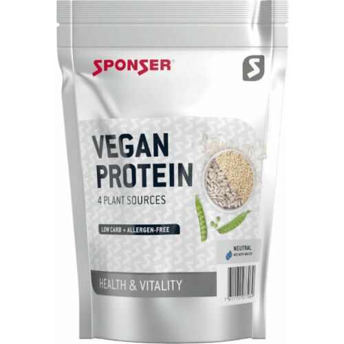 Sponser Táplálék SPONSER VEGAN PROTEIN Semleges Doboz 480g (ÚJ 2025) 145310753