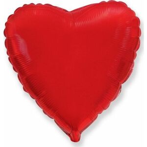Flexmetal fóliás léggömb piros szív / 45 cm (18) B201500R 145310755 - Party kellék