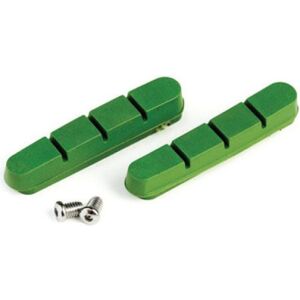 Clarks Wkladki hamulcowe CLARK'S CP201 SZOSA (Shimano, Campagnolo, Avid, Tektro, Do obreczy ceramicznych) 52mm zielone - Clarks Fékbetét CLARK'S CP201 ORSZÁGÚTI (Shimano, Campagnolo, Avid, Tektro, Kerámia felnikhez) 52mm zöld 145310772 - Kerékpár fékbetét