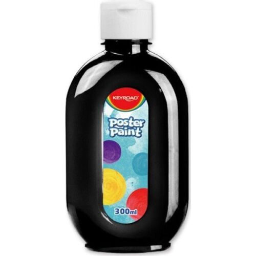 Keyroad Posterfarbe KEYROAD, 300ml, Flasche, schwarz 145310822