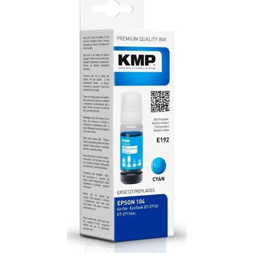 KMP EcoTANK T00P2 8000 S. atrament regenerowany cyjan 145310843