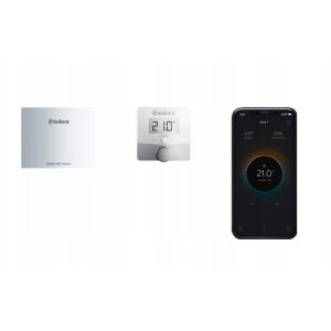 Internetes időjárás szabályozó 1 fűtési körhöz rádiós termosztáttal 145310919 - Szobatermosztát