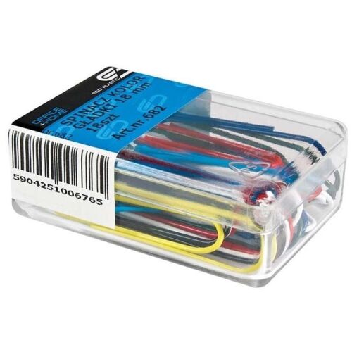 Victory Office Product IRODAI GEMKAPCSOK 50MM 6SZÍN Ű MÜANYAG DOBOZBAN 18 db (676) 145310986