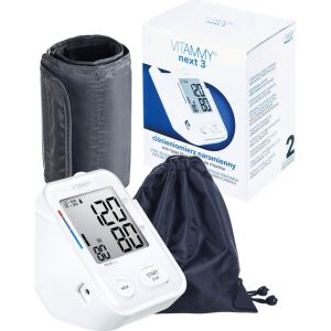 Vitammy vérnyomásmérő VITAMMY NEXT 3 Kar vérmérő 22-40cm-es mandzsettával innovatív állvánnyal, hangutasításos és praktikus USB-táplálással 145311004 - Vérnyomásmérő