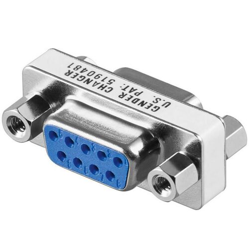 MicroConnect RS232 Mini nemváltó DB9 N/N DB9 női - női 145311122 - Soros átalakító