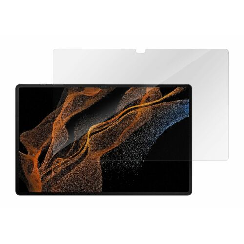 eStuff Samsung Galaxy Tab S9 Ultra/S8 Ultra Átlátszó Titan Shield. Edzett üveg Képernyővédő 145311741