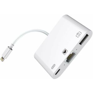 MicroConnect LIGHTNING HUB - iPhone /iPad Lightning - Zasilacz RJ45+ze złączem Lightning 145312268 - Przekształcanie
