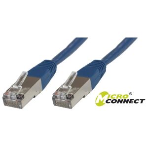 MicroConnect F/UTP CAT6 15m Kék külső PVC burkolat: Fóliás árnyékolás 4x2xAWG 27 CCA 145312279 - UTP kábel