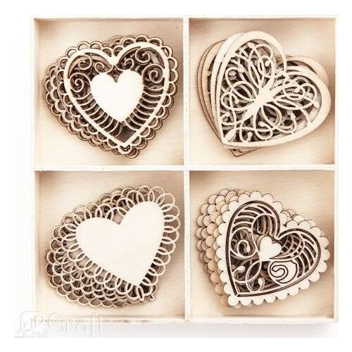 Inimi din lemn 20buc 145312343