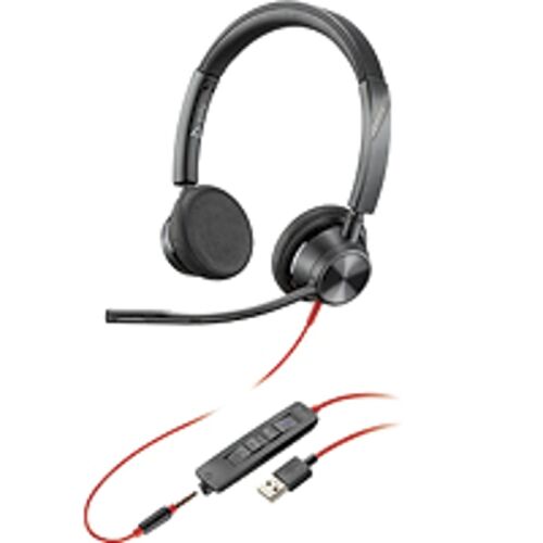 Poly Blackwire 3320 USB-A fejhallgató készlet 145312362 - Fejhallgató