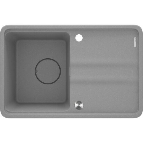 GRÁNIT MOSÓMEDENCE 1-RESZES CSORGÓVAL MOMI EZÜST FÉM 145312375