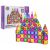 Színes mágneses építőkészlet 75 db 145312673