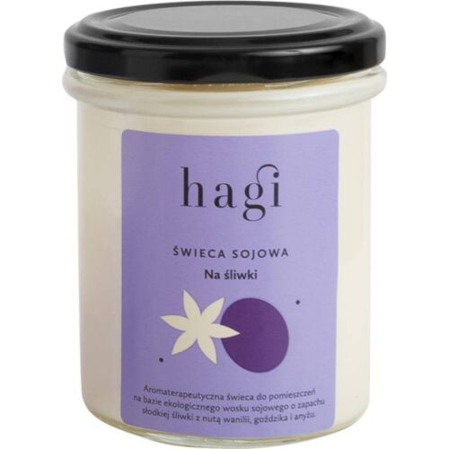 HAGI_Szójaviasz gyertya Szilvás 215ml