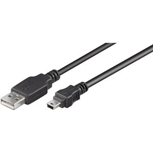 Kabel USB MicroConnect USB-A - miniUSB 10 m Czarny (USBAMB510) 145312923 - Kabel USB
