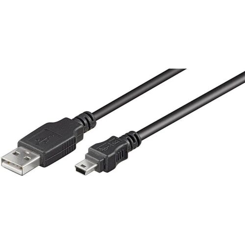 Kabel USB MicroConnect USB-A - miniUSB 10 m Czarny (USBAMB510) 145312923