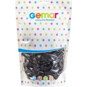 GoDan Baloane metalice negre 33cm 50buc 145313150 - Decoratii si echipamente pentru petreceri