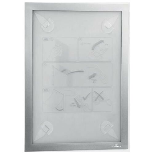 DURABLE DURAFRAME WALLPAPER A4 Inforahmen silber 145313214