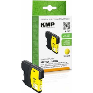 KMP B78Y tusz żółty kompatybilny z Brother LC-1100 Y 145313387 - Materiały eksploatacyjne do drukarek