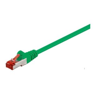 MicroConnect F/UTP CAT6 5m Zöld külső PVC burkolat: fóliás árnyékolás 4x2xAWG 27 CCA 145313537 - UTP kábel