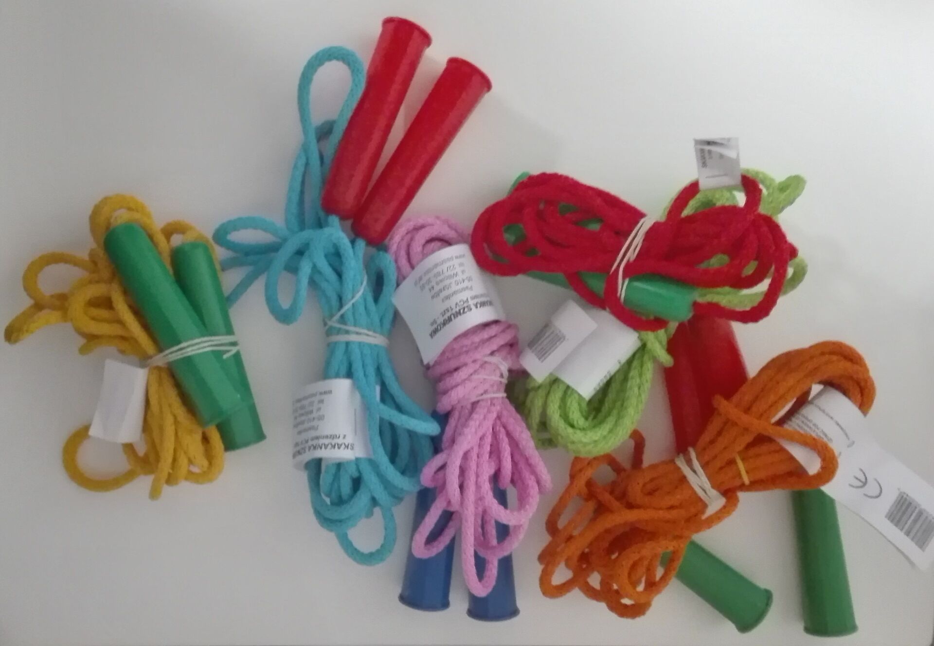 SCHNELL. Springseilschnur, 5 m, Kunststoffkern. 9-farbiges Band