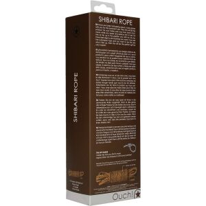 Lina do krępowania OUCH Shibari 10m brązowa