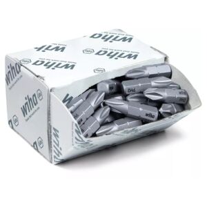 Wiha Zestaw bitów Standard 25 mm Phillips (PH2) 50-cz. 1/4 w dużym opakowaniu 7929002 08048 145313668 - Capete bit