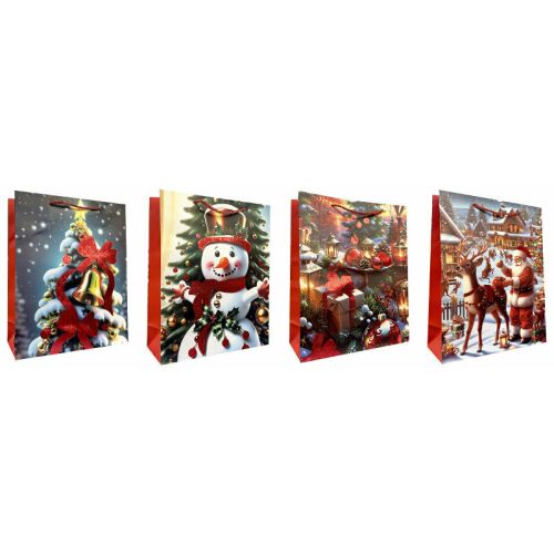 Díszes ajándékcsomagoló JP 2626C 18x23x10 cm mix ára 1 db 145313877