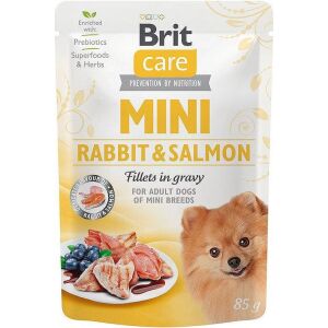 Brit Care Mini Pouch Nyúl&Lazac 85g