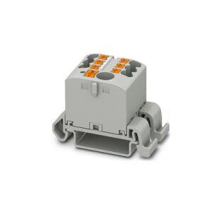 Bloc de distribuție PTVFIX 6/6X2,5-NS35A GY, conector industrial gri - 6 puncte de conectare cu secțiune transversală de 2.5mm2 145314199 - Blocuri terminale