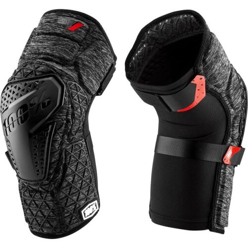 100% Térdvédő 100% SURPASS Knee Guard grey heather black méret M (NEW) 145314285