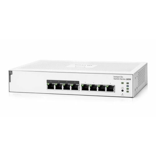 Hewlett Packard Enterprise Aruba Instant On 1830 8G 4P Class4 Poe 65 W Kezelt L2 Gigabit Ethernet (10/100/1000) Power over Ethernet (Poe) 1U 145314532