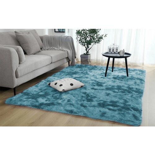 Strado Teppich Ombre Shaggy Strado 140x190 Ombre Navy (Dunkelblau) universal 145314903