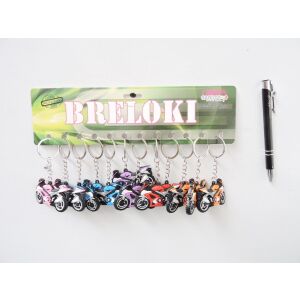 AST. BRELOK x 12 motor, gumowy, 5 kol. 145315022 - Brelok do kluczy