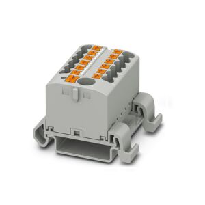 Elosztóblokk PTVFIX 6/12X2,5-NS35A GY, szürke ipari csatlakozó - 12 csatlakozópont 2,5 mm2 keresztmetszettel 145315175 - Sorkapocs