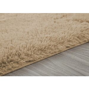 Covor Strado Shaggy 100x150, dreptunghi moale de plus, Maro deschis 145315195 - Covoare