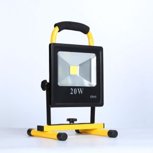 CoreParts 20W LED Reîncărcabil Floodlight Prizeu UE Include Încărcător Auto, Încărcător AC, Cablu USB și Manual de instrucțiuni. Ambalat în ambalaj de vânzare cu amănuntul 145315281 - Reflectoare și lămpi de lucru