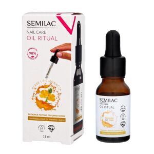 Hidratáló olaj körömre és kutikulára, Semilac, Citrus illattal, 11ml