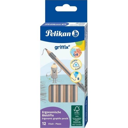 Pelikan griffix Bleistifte Stärke B 12 Stk. in Faltschachtel 145315517