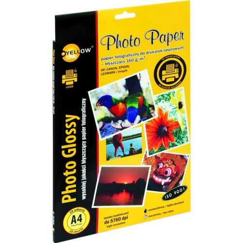 FOTOPAPIER GELB, A4, 160 G, FLASH (20) 145315741