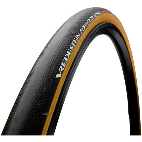 Országúti kerékpárgumi VREDESTEIN Fortezza Senso Superiore, 700x28C (28-622), Hajtható, TPI320, 280g, Fekete-Sárga (ÚJ) 145315756
