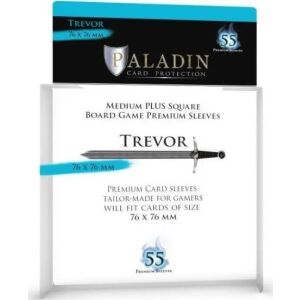 Koszulki na karty Paladin - Trevor (76x76mm) 145316586 - Gra karciana
