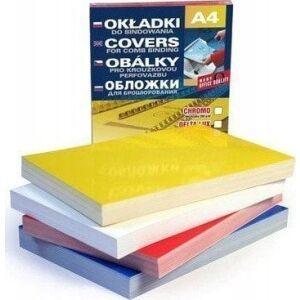 Argo Karton do bindowania błyszczący A4 ARGO CHROMO 408035 niebieski 250g/m2 25 szt